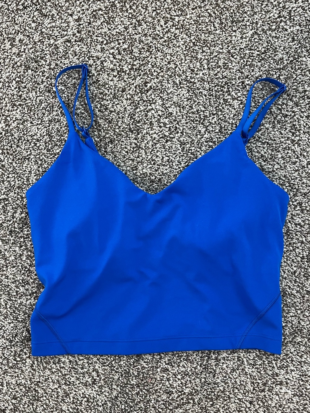 Lululemon Align Cropped Tank Electric Blue